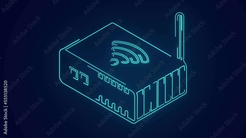 Wireless 5G internet connectivity with wifi router and high speed internet network