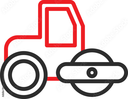 Construction roller Vector Icon
