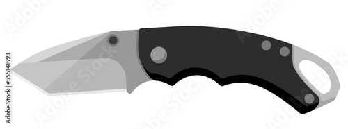 Jackknife. Cute jackknife isolated on white background. Vector illustration