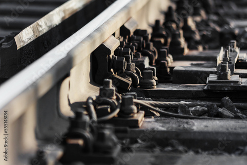 Bolts for fastening railway tracks.