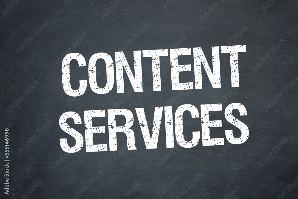 Obraz premium Content Services 