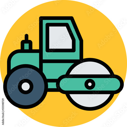 Construction roller Vector Icon
