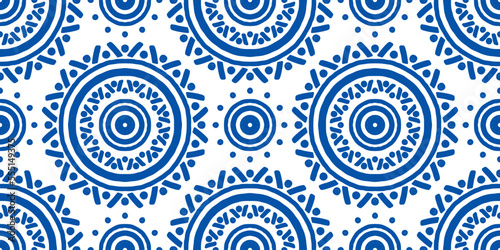 Abstract Pattern - Oriental Pattern - Vector Background.
