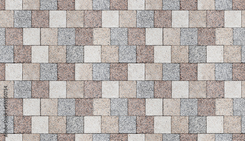 Paving slabs pattern  top view. Seamless background texture