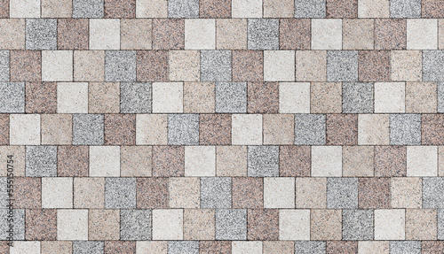Paving slabs pattern, top view. Seamless background texture