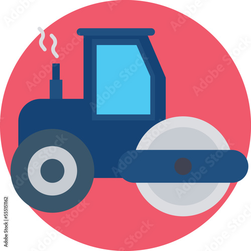 Construction roller Vector Icon
