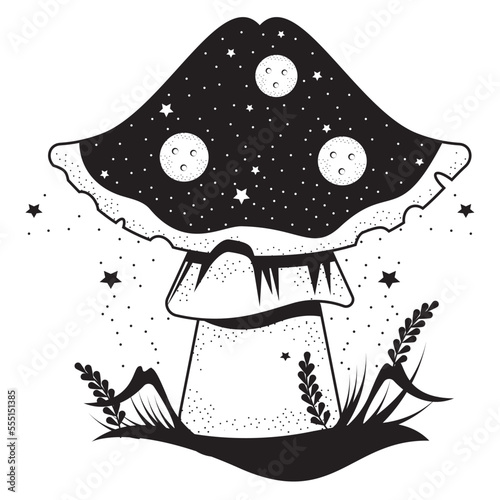 fungus surreal space