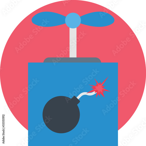 Bomb Vector Icon
