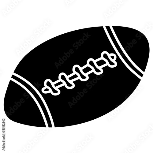 RUGBY BALL glyph icon