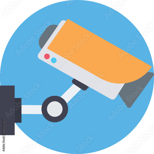 CCTV camera Vector Icon
