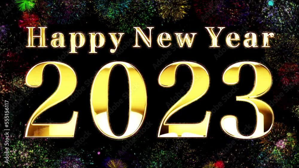 2023 Happy New Year loop material