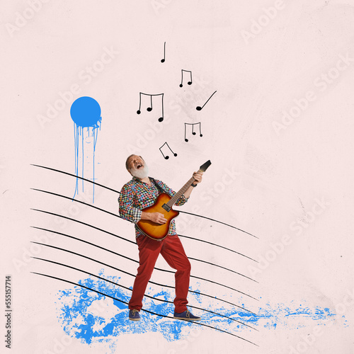 Canvas Print Conceptual contemporary art collage