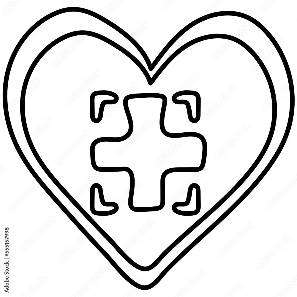 Obraz premium plus line icon