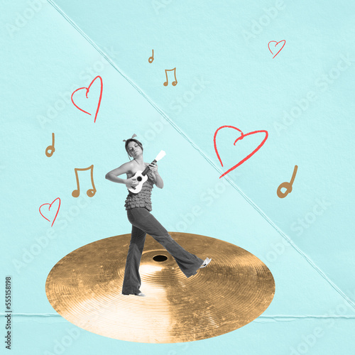 Wall Mural Conceptual contemporary art collage