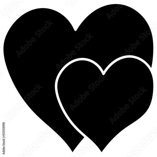 heart glyph icon