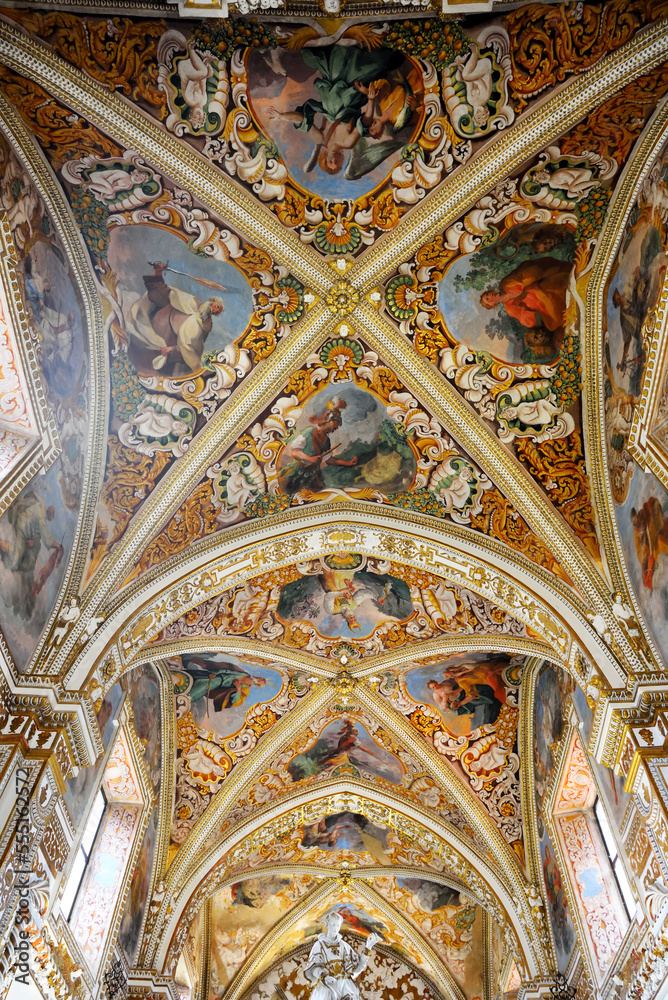  interior of the Certosa di San Lorenzo Padula Italy