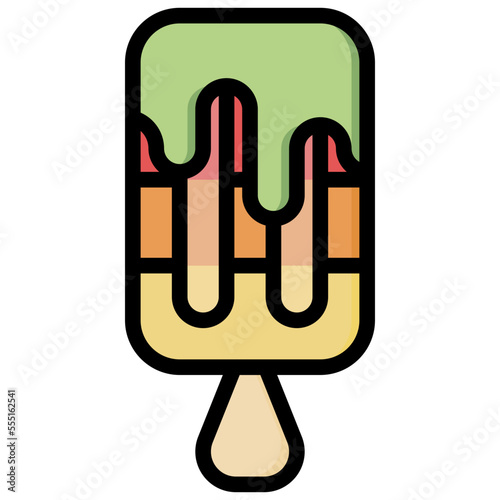 ICE CREAM2 filled outline icon photo