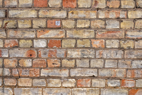 old brick wall background in London
