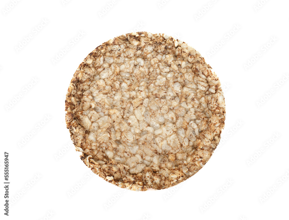 Crispy buckwheat flakes on a white background. Crispy buckwheat flakes on a white background.