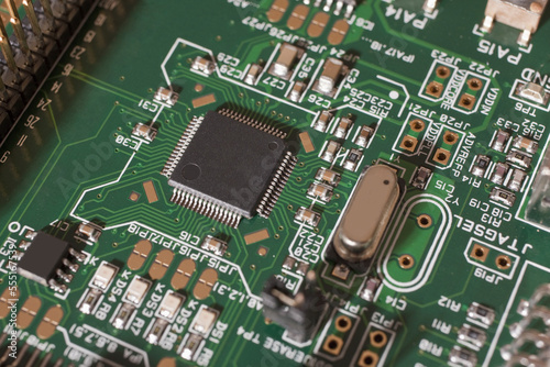 Detail of a circuit board