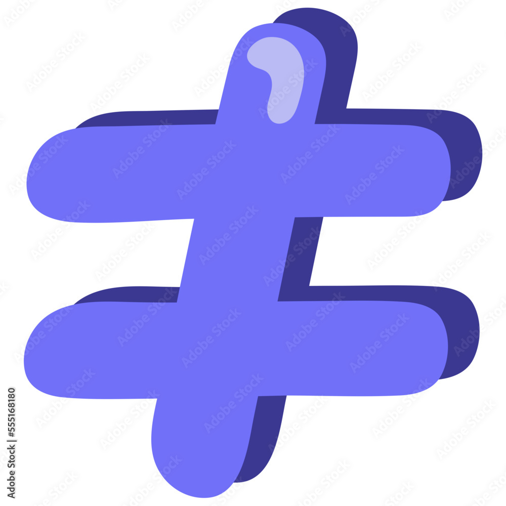 Obraz premium INEQUALITY flat icon