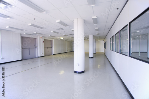 Office cabins with freight elevator