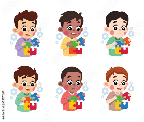Kid Solving Problem