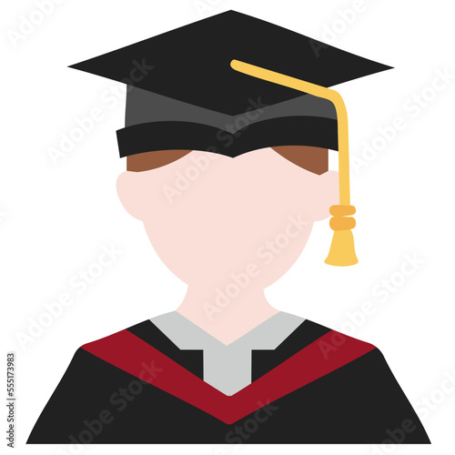 GRADUATE flat icon