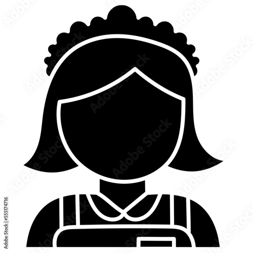 HOUSEMAID glyph icon