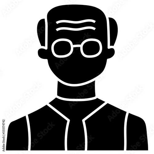 OLD MAN glyph icon