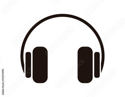 open headband headphones vector icon photo