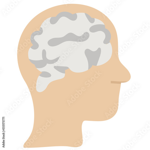 THINKING flat icon