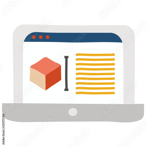 WEBSITE  flat icon