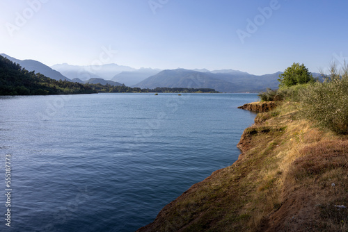 Beautiful Colbun lake in Maule, Chile 