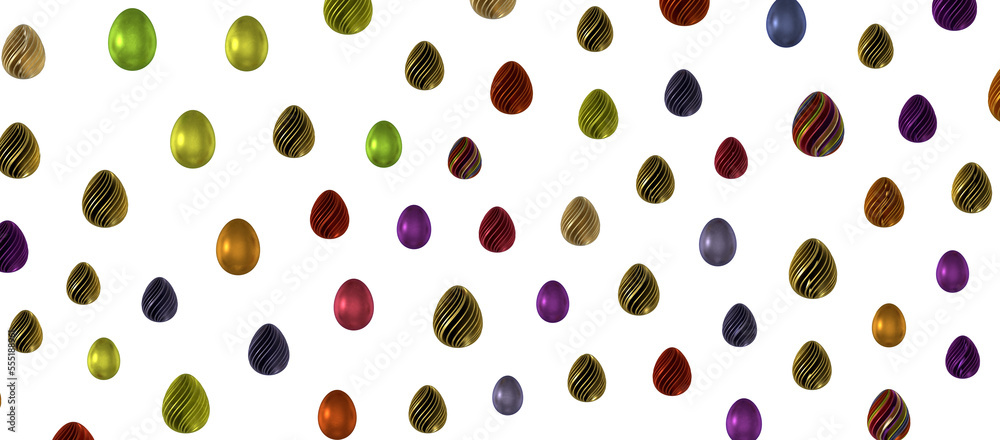 colorful handmade easter eggs isolated colorful handmade easter eggs isolated