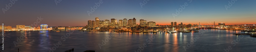 Buildings at the waterfront, Boston, Massachusetts, USA Buildings at the waterfront, Boston, Massachusetts, USA