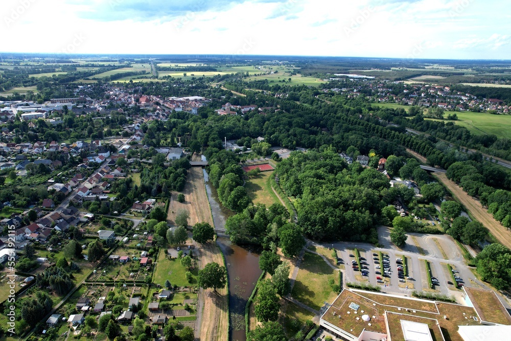 Bad Liebenwerda, Blick auf das Stadtzentrum 2022