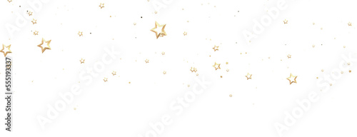 Festive christmas card. Isolated illustration white background..Holiday golden decoration  glitter frame isolated