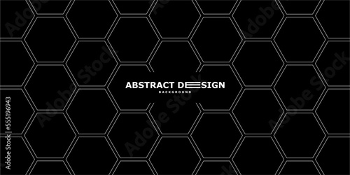 Hexagon backgrounds for modern and futuristic design themes. Minimalist honey comb pattern design for banner, wallpaper, poster, and more