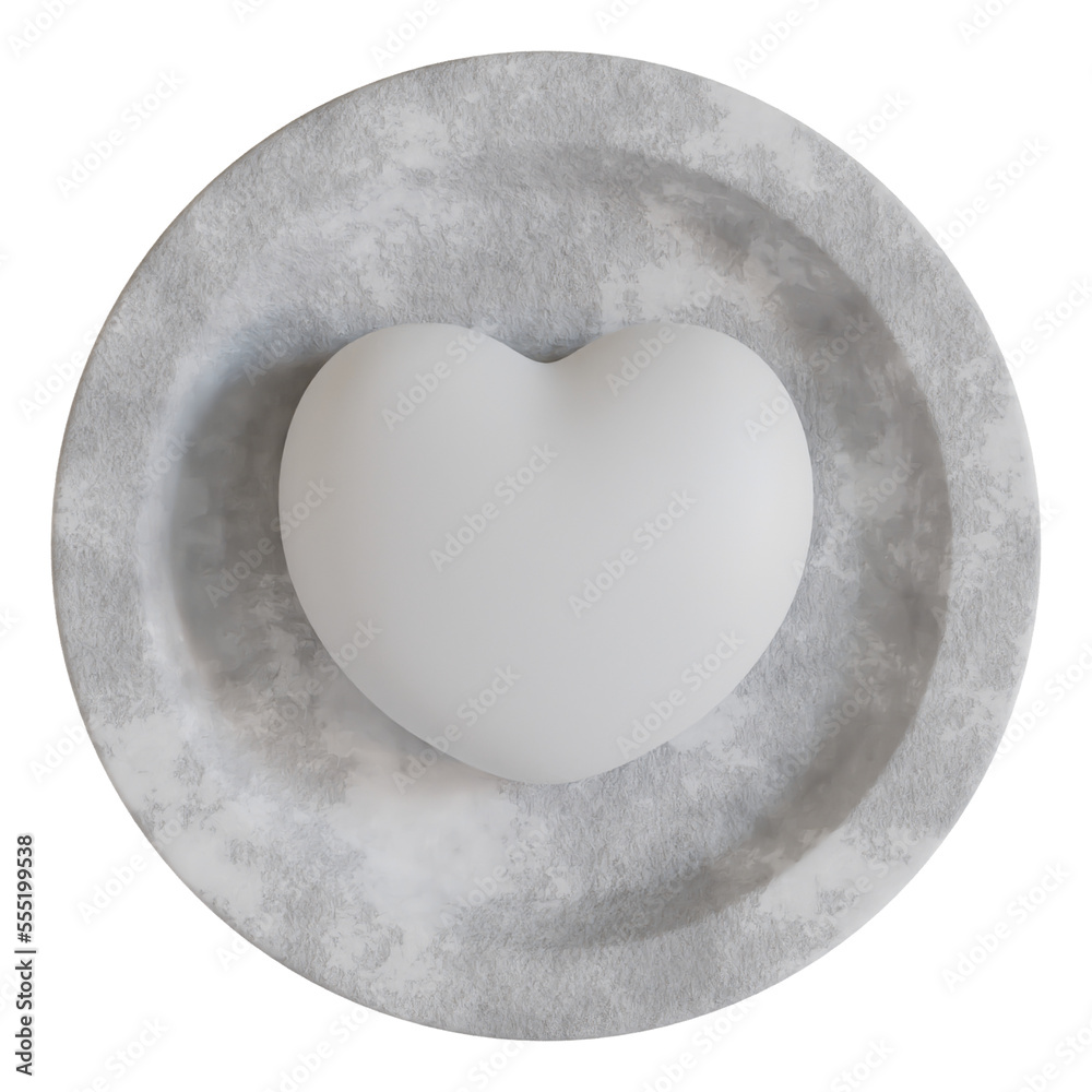 3d heart love coin illustration 3d heart love coin illustration