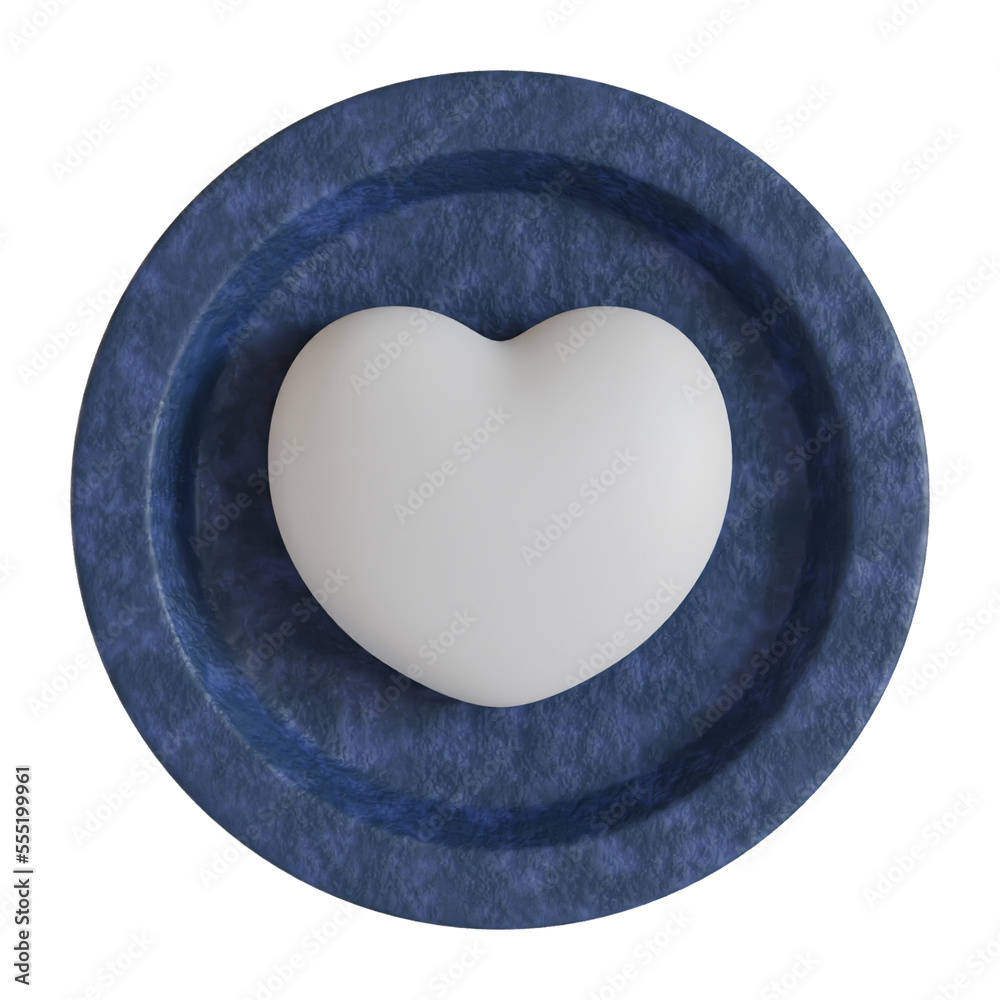 3d heart love coin illustration 3d heart love coin illustration