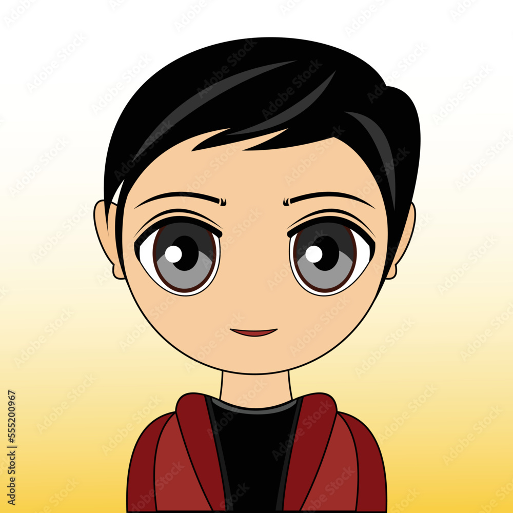 boy with a smile cartoon character animation boy with a smile cartoon character animation