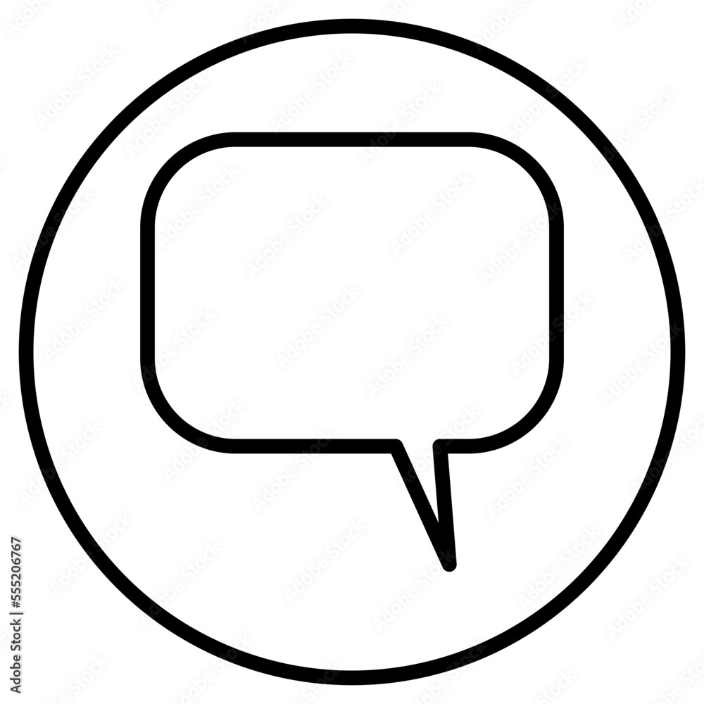 Naklejka premium chat icon