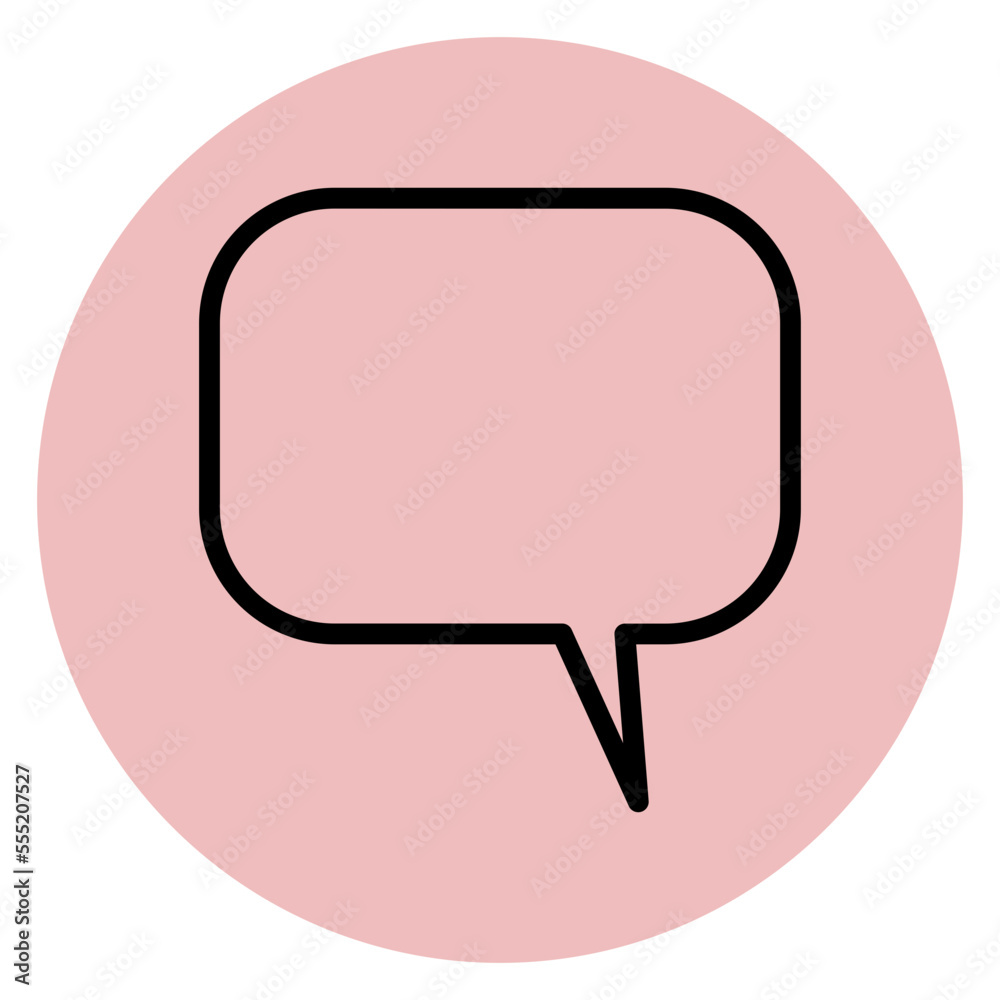 Naklejka premium chat icon