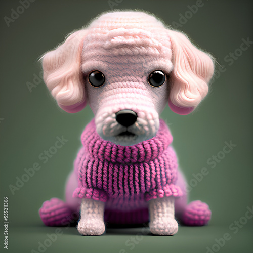 cute litlledog, Generative AI technology