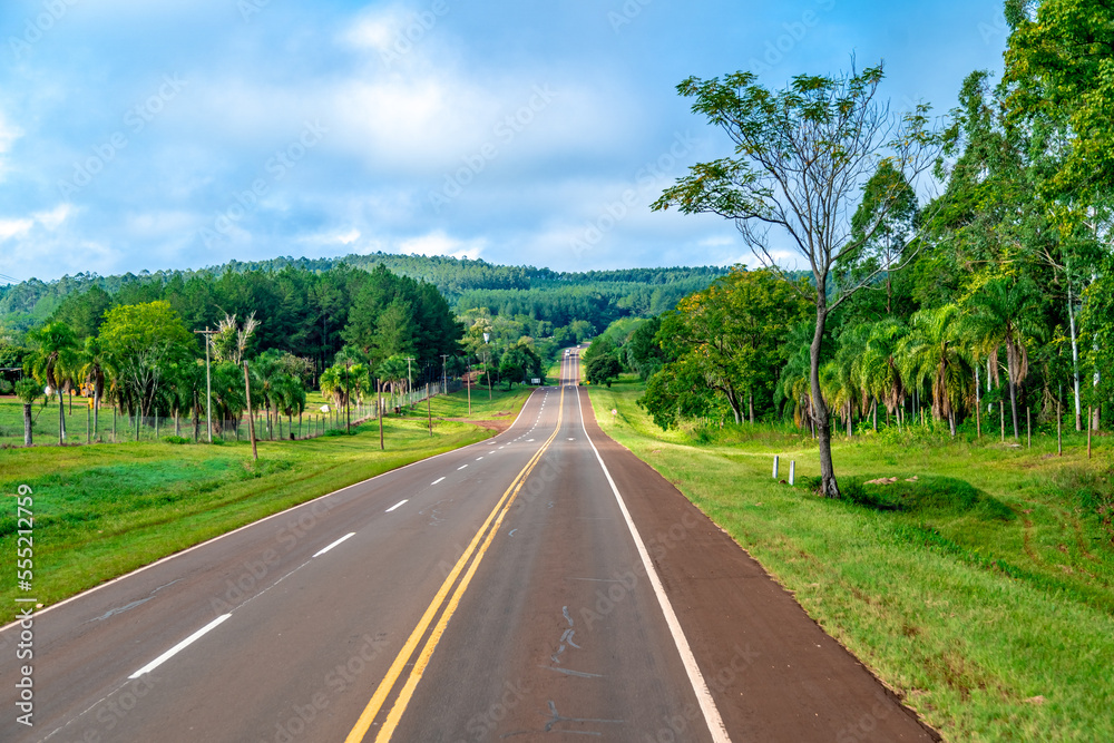 Highway in the nature of South America Highway in the nature of South America