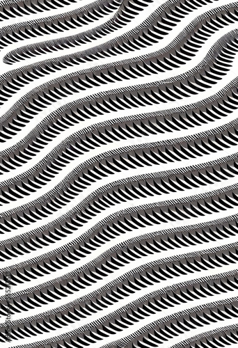 Wallpaper Mural Geometric shaped moire illusory seamless pattern Generative AI Torontodigital.ca