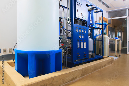 Water ultra purification system for engineering chemistry laboratory