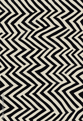 Geometric shaped moire illusory seamless pattern Generative AI