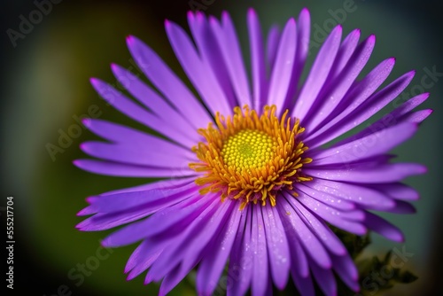 Beautiful purple-colored aster  close-up. stock photo Aster  Backgrounds  Beauty  Beauty In Nature  Blossom